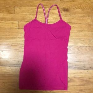 Pink Lululemon Tank